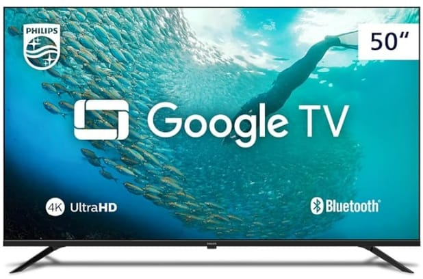 televisão de Phillips 50 polegadas com ultra HD